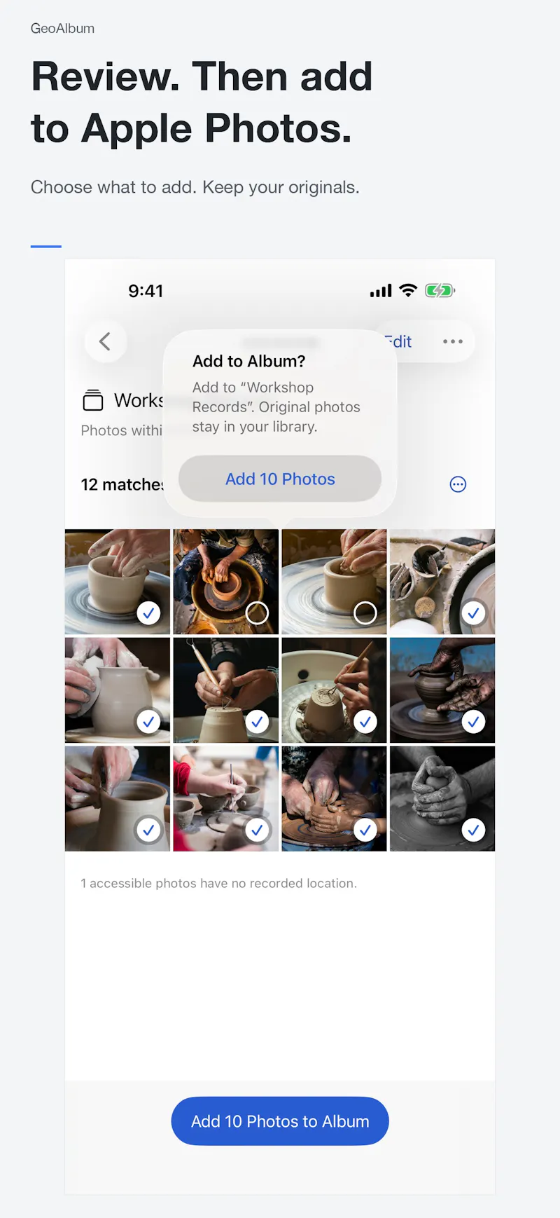 GeoAlbum: Sort Photos by Place screenshot 2