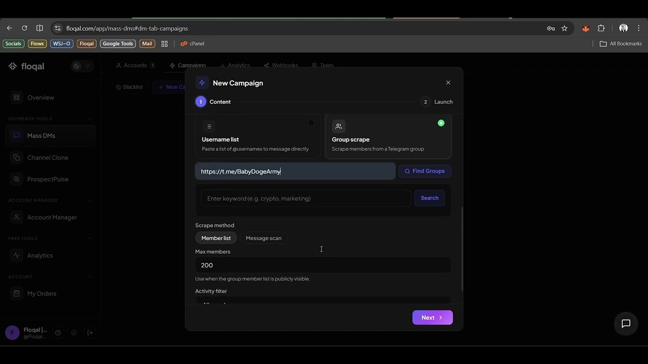 Mass DMs gallery image