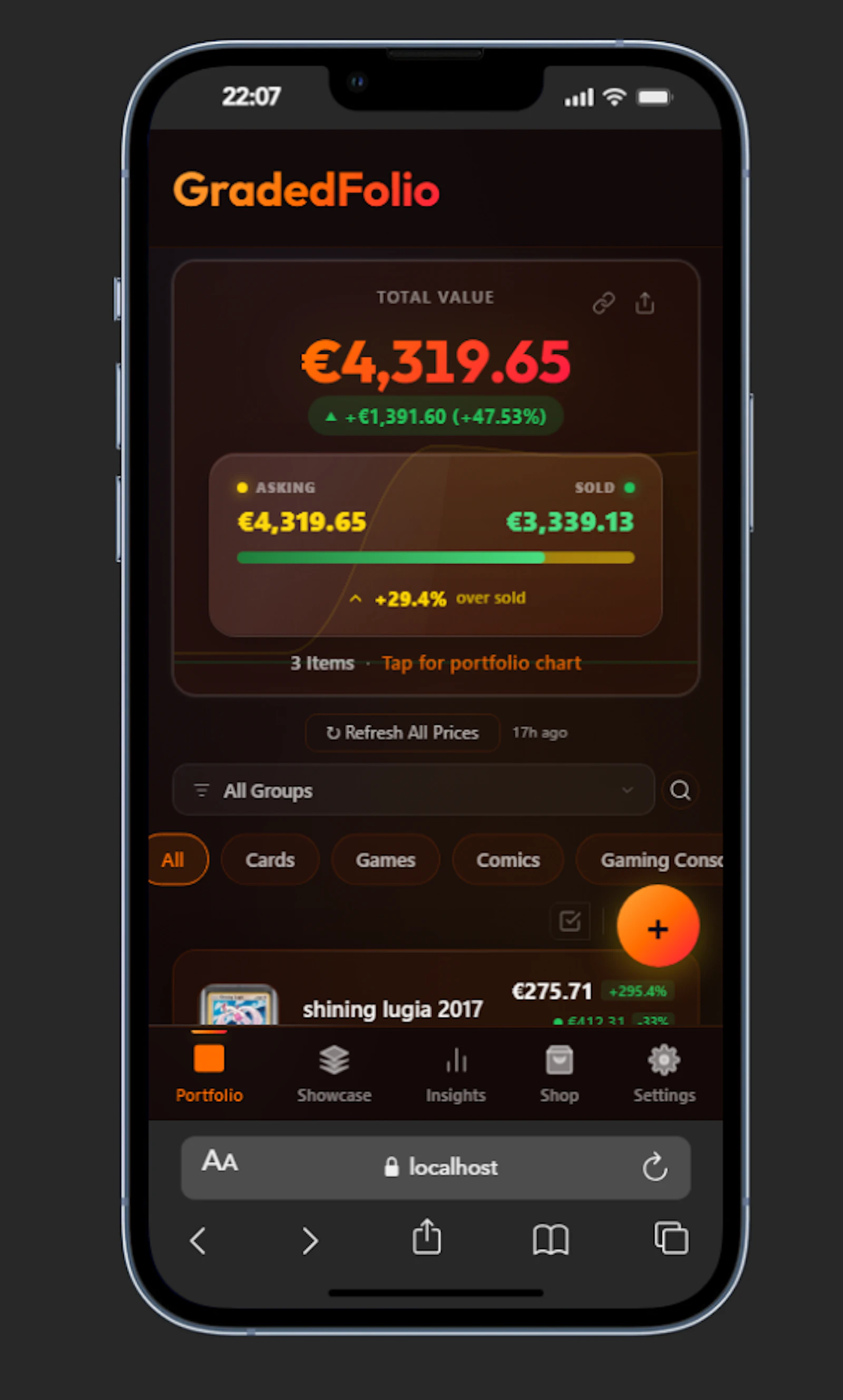 GradedFolio screenshot 1