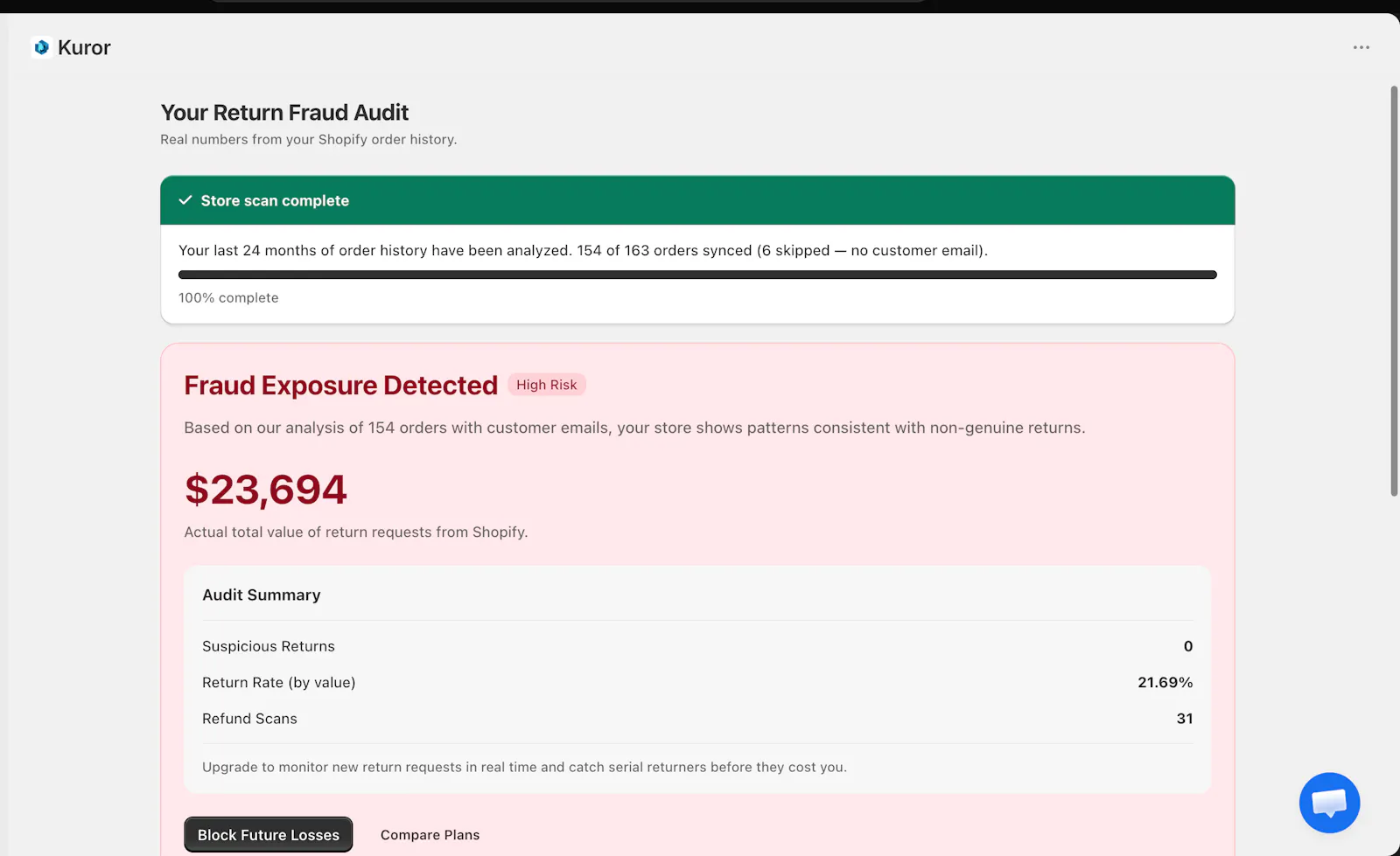 Kuror screenshot 1