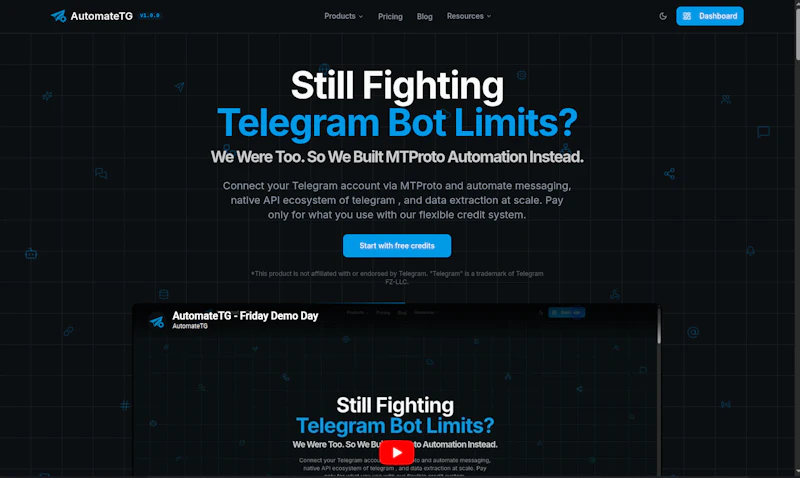 AutomateTG screenshot 2