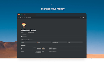 The ship : notion template gallery image