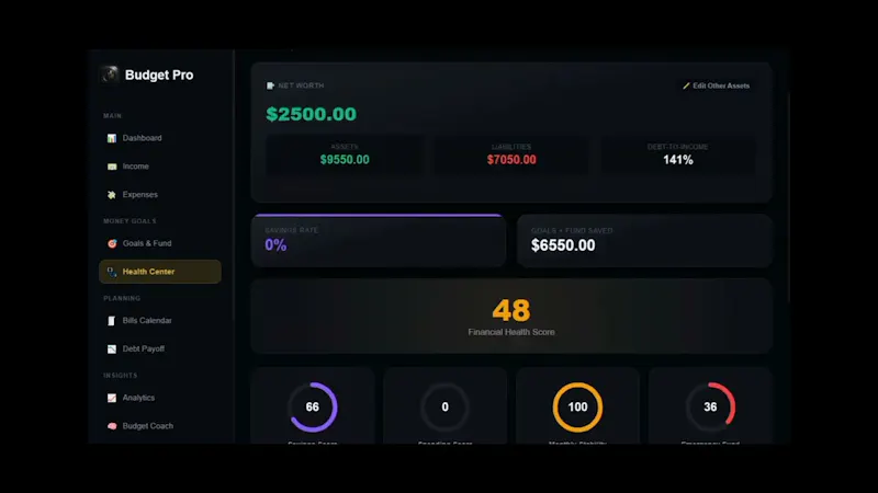 Budget Pro screenshot 1 (video preview)