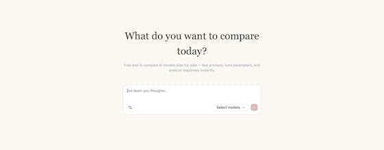 LLM Lab β Compare AI models side-by-side gallery image