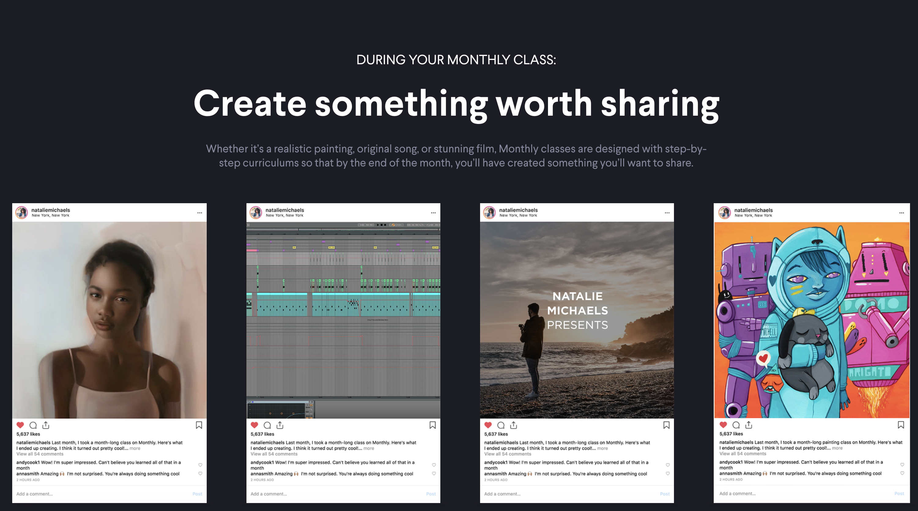 Monthly gallery image