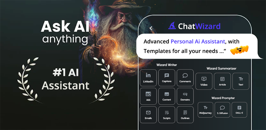 startuptile ChatWizard-1 click ChatGPT advanced prompts to speed up your process