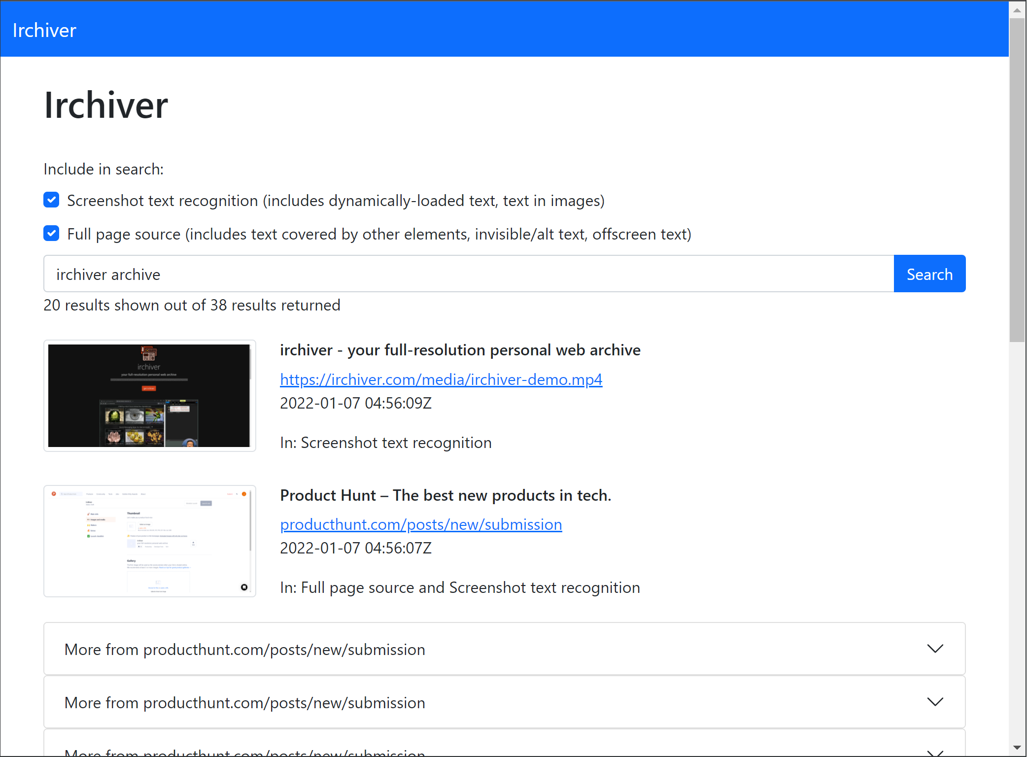 irchiver gallery image