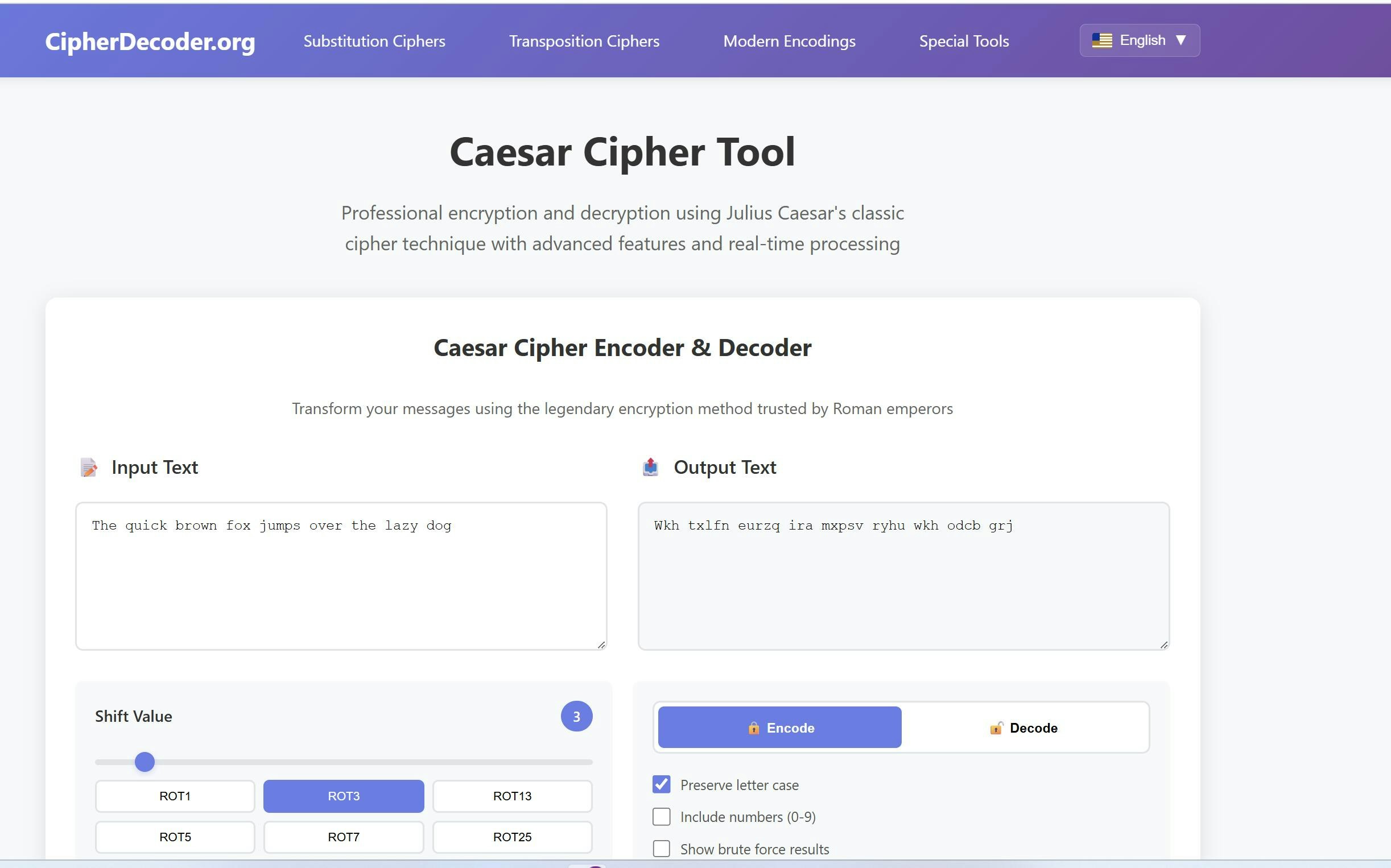 Cipher Decoder gallery image