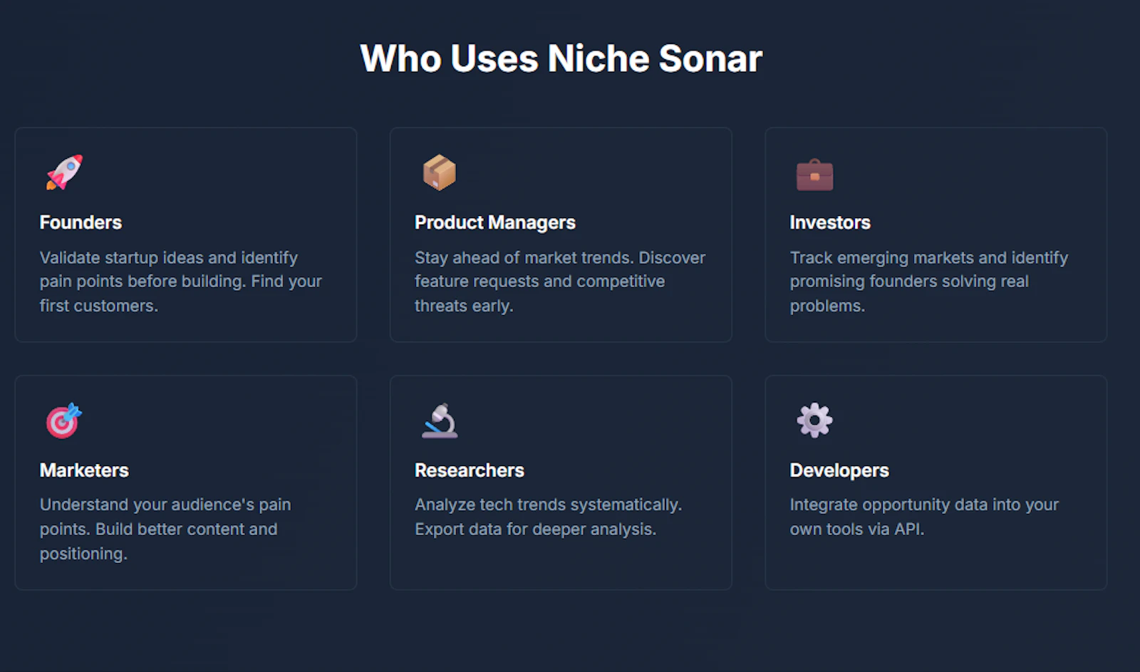 Niche Sonar screenshot 3