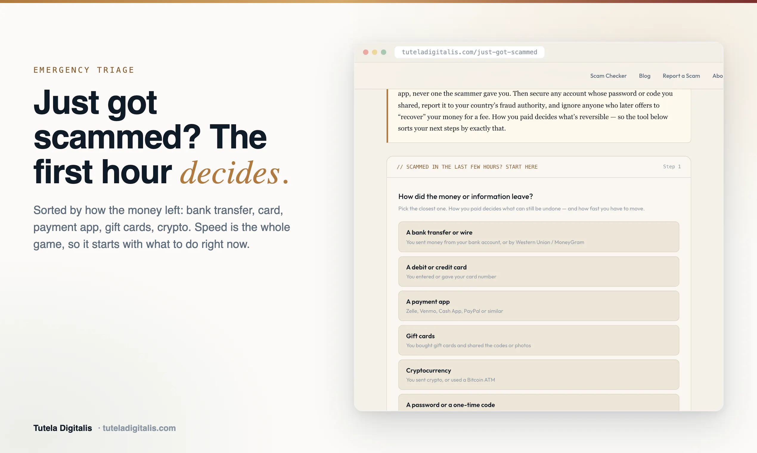 Tutela Scam Defense Toolkit gallery image
