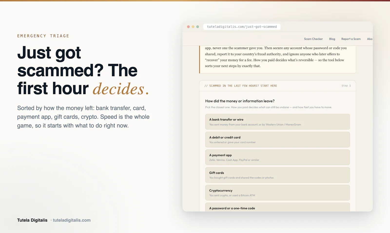 Tutela Scam Defense Toolkit screenshot 7