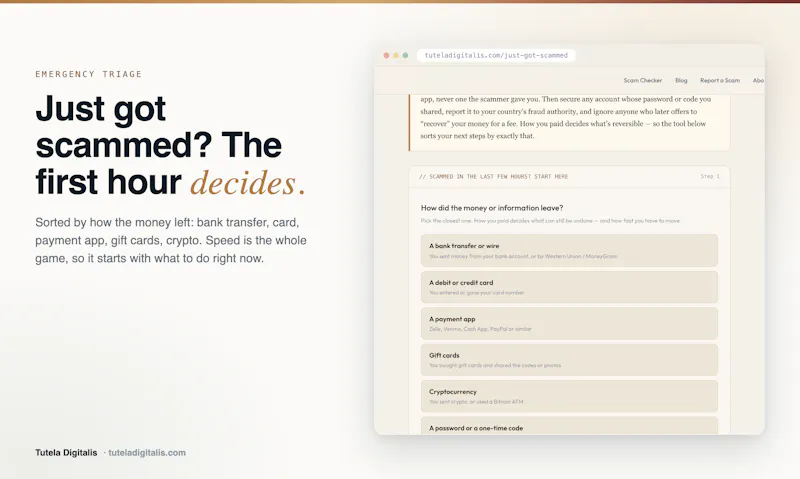 Tutela Scam Defense Toolkit screenshot 7