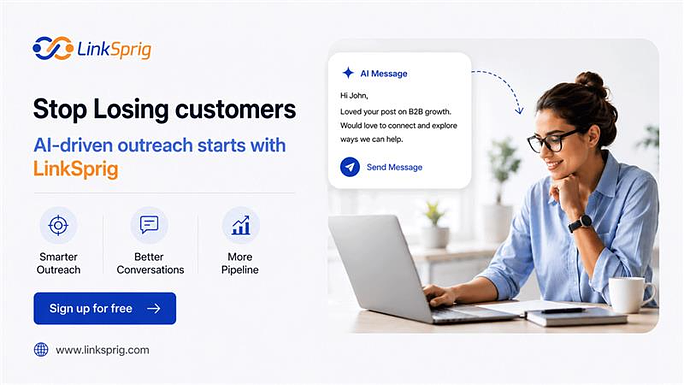 LinkSprig - AI Lead Generator Tool gallery image