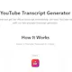 Youtube Transcript