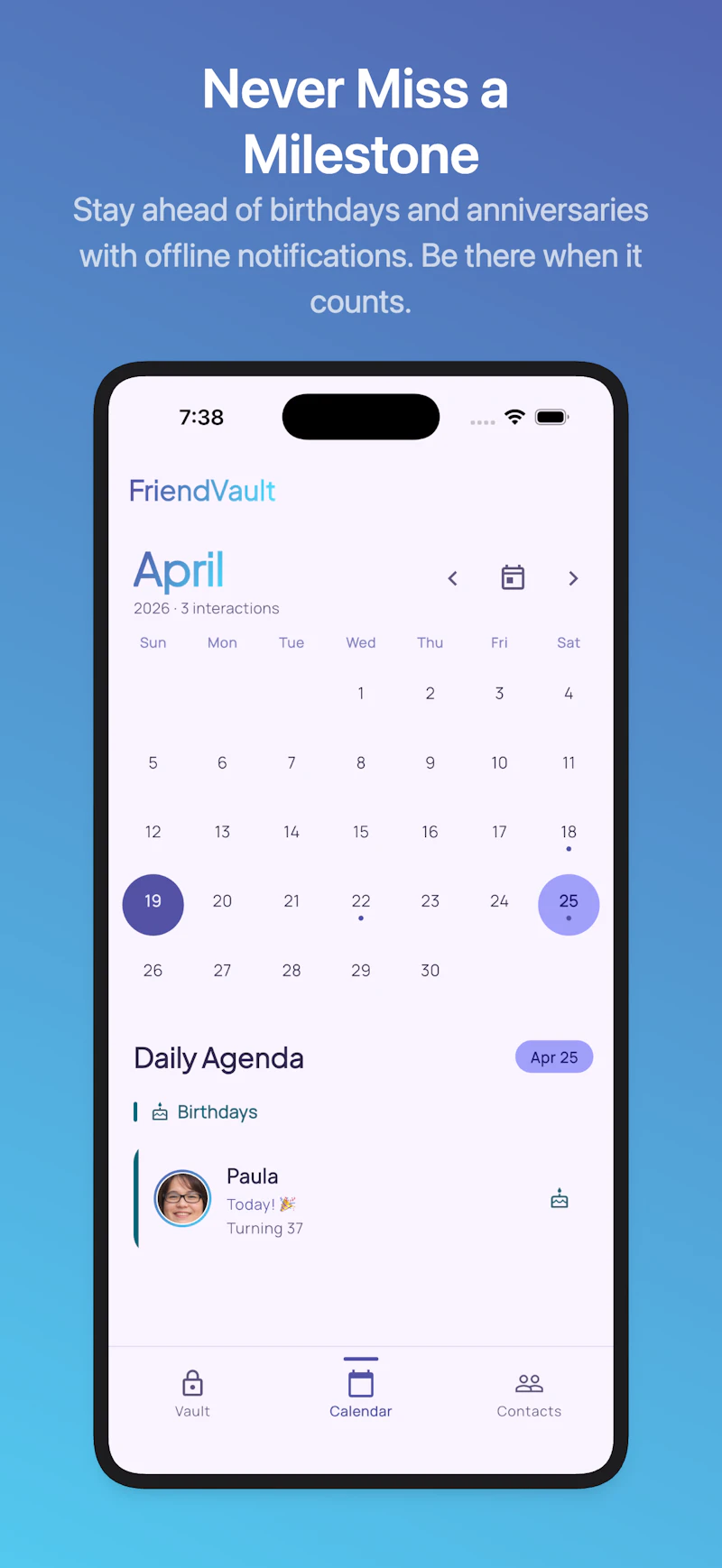 FriendVault screenshot 4