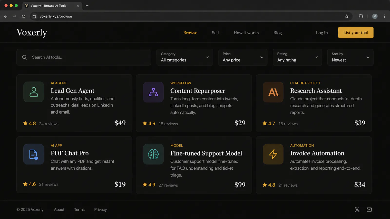 Voxerly screenshot 1