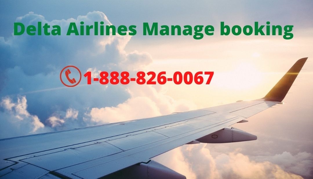 Delta Airlines Manage booking