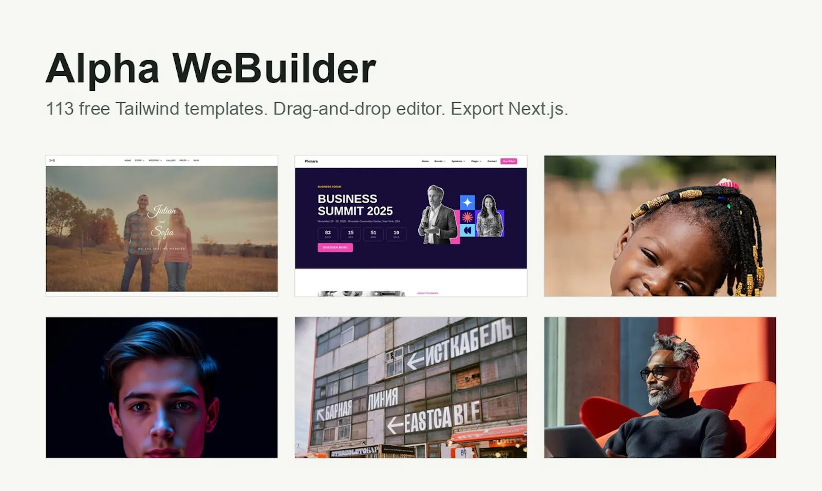 Alpha WeBuilder screenshot 1