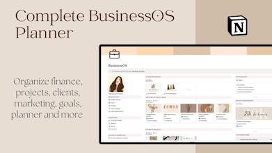 Complete BusinessOS Notion Template gallery image