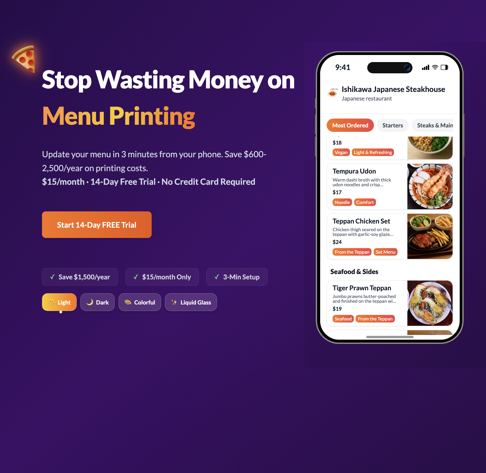 EasyMenus - Digital Menus in 3 Minutes gallery image