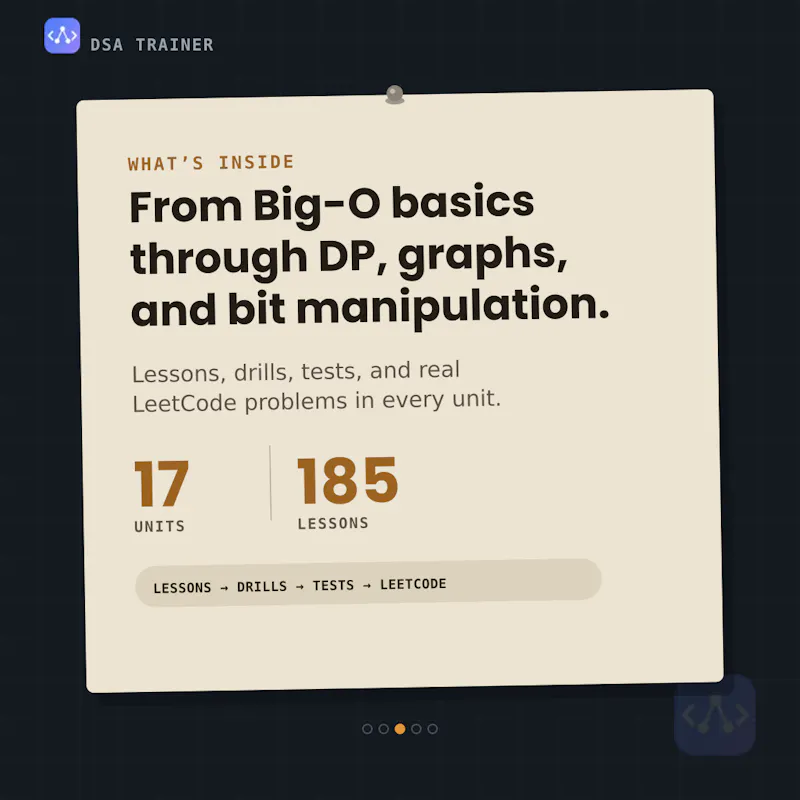 DSA Trainer screenshot 2