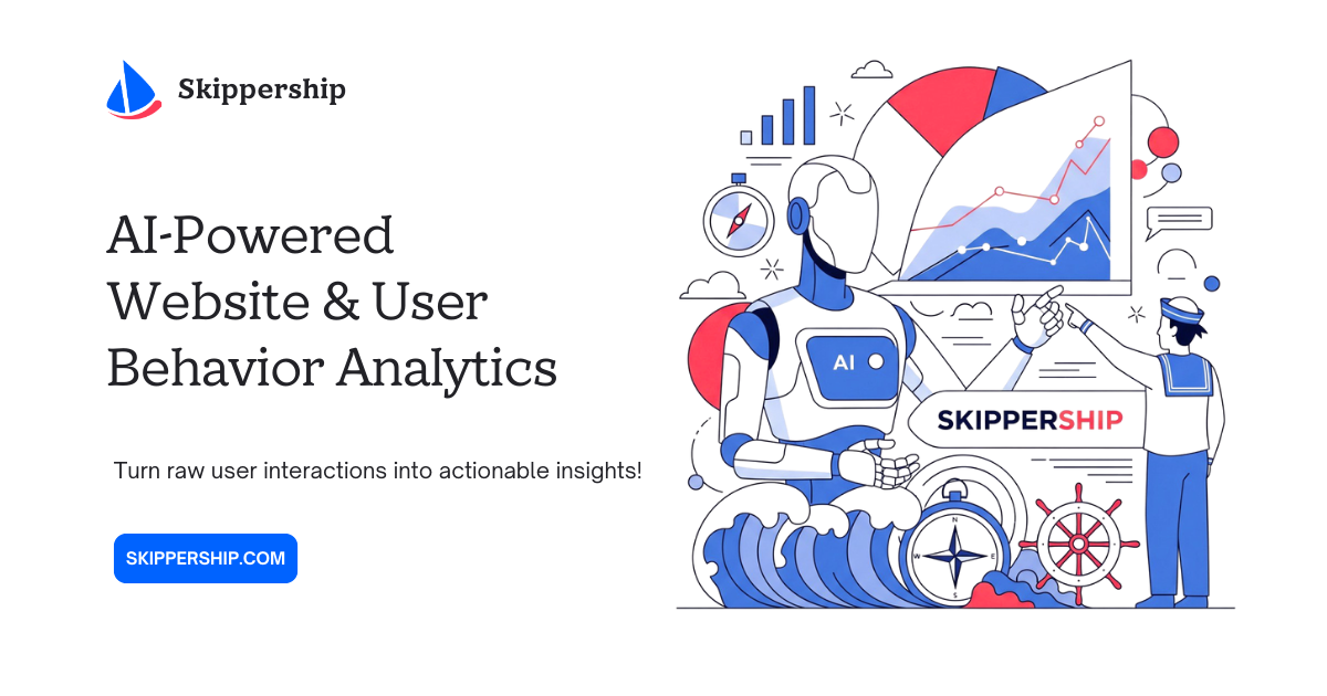 Média Skippership - Analyse du site Web et du comportement des utilisateurs alimentés par l'IA 1