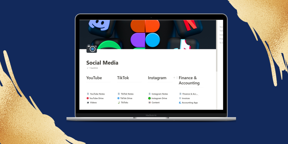 Notion  Creator Template gallery image