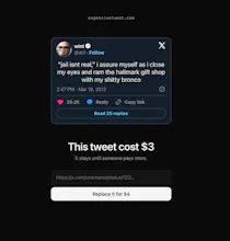 Expensive Tweet gallery image