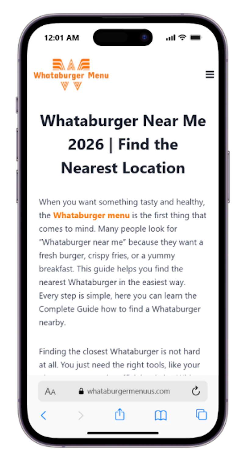 Whataburger Price & Location Database screenshot 2