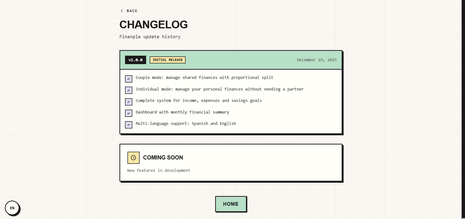 Finanple - Screenshot 5 showing product features and functionality