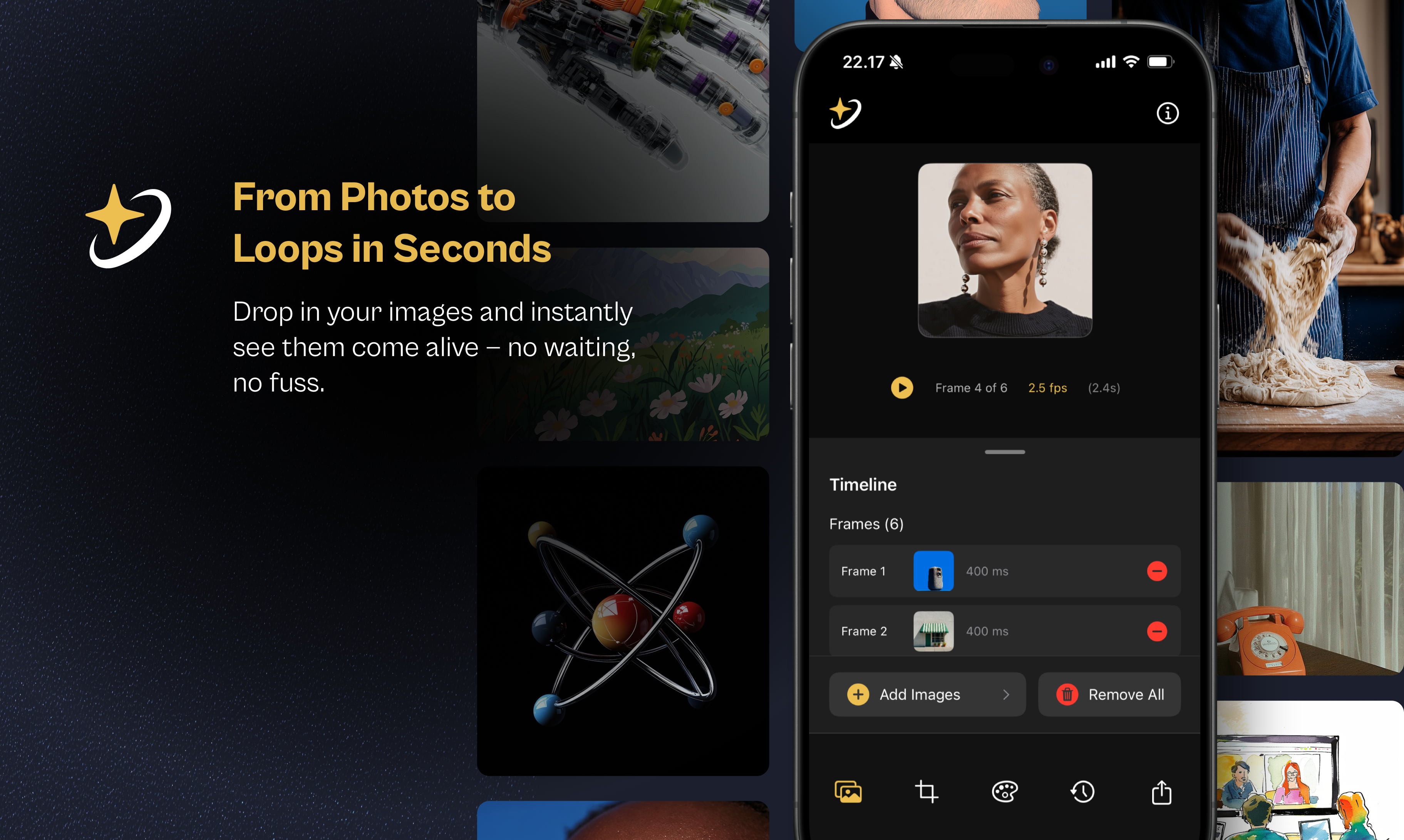 LoopOrama - Create smooth loops from your photos media 6