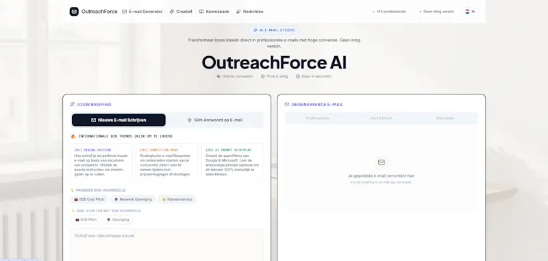 OutreachForce AI screenshot 1
