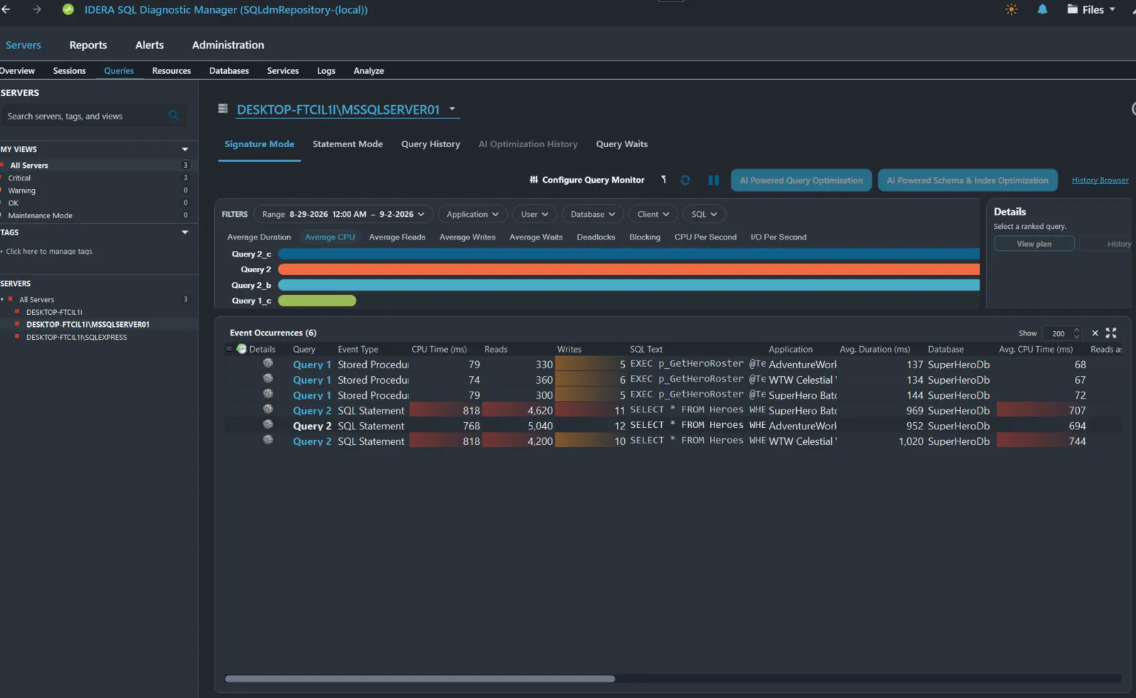 SQL Diagnostic Manager 14.3 gallery image