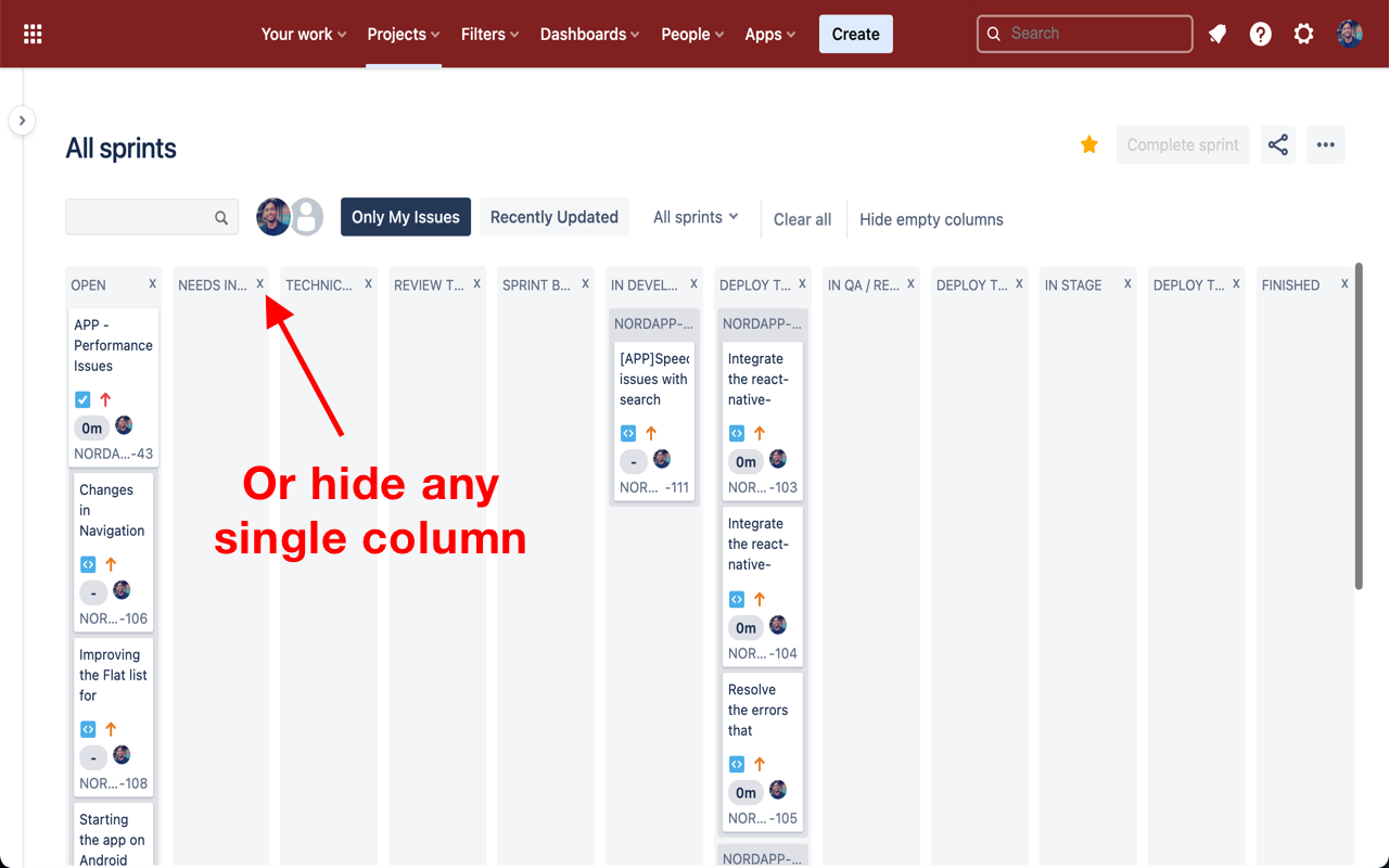 Clean JIRA gallery image