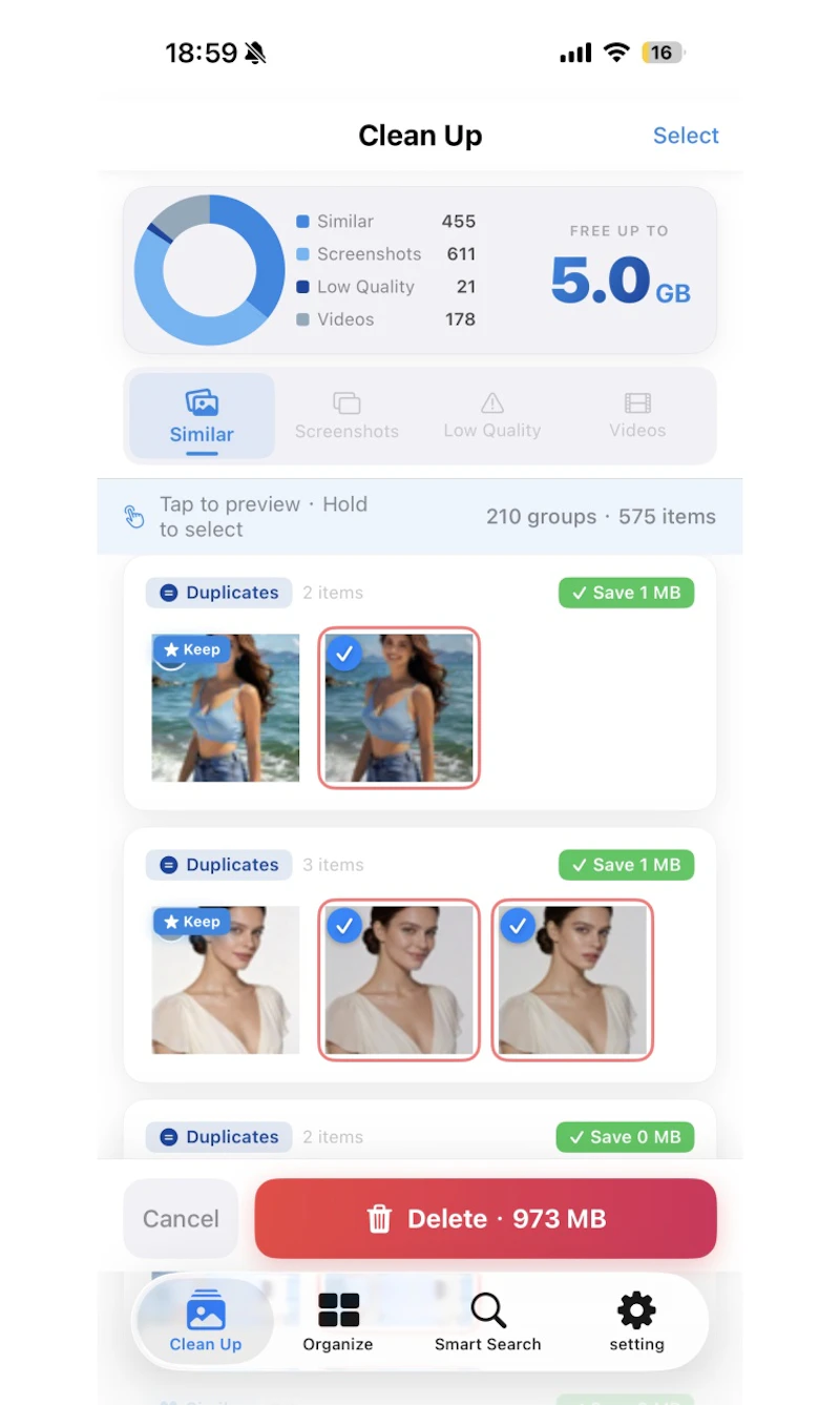 Pixly AI: Photo Cleaner screenshot 2