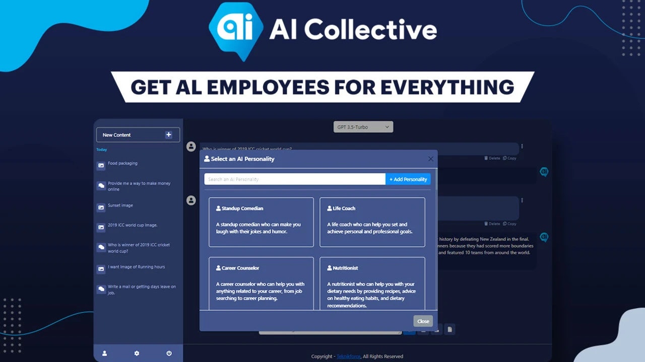 AI kolektifi - Chatgpt ve diğer AIS için akıllı ön uç medya 4