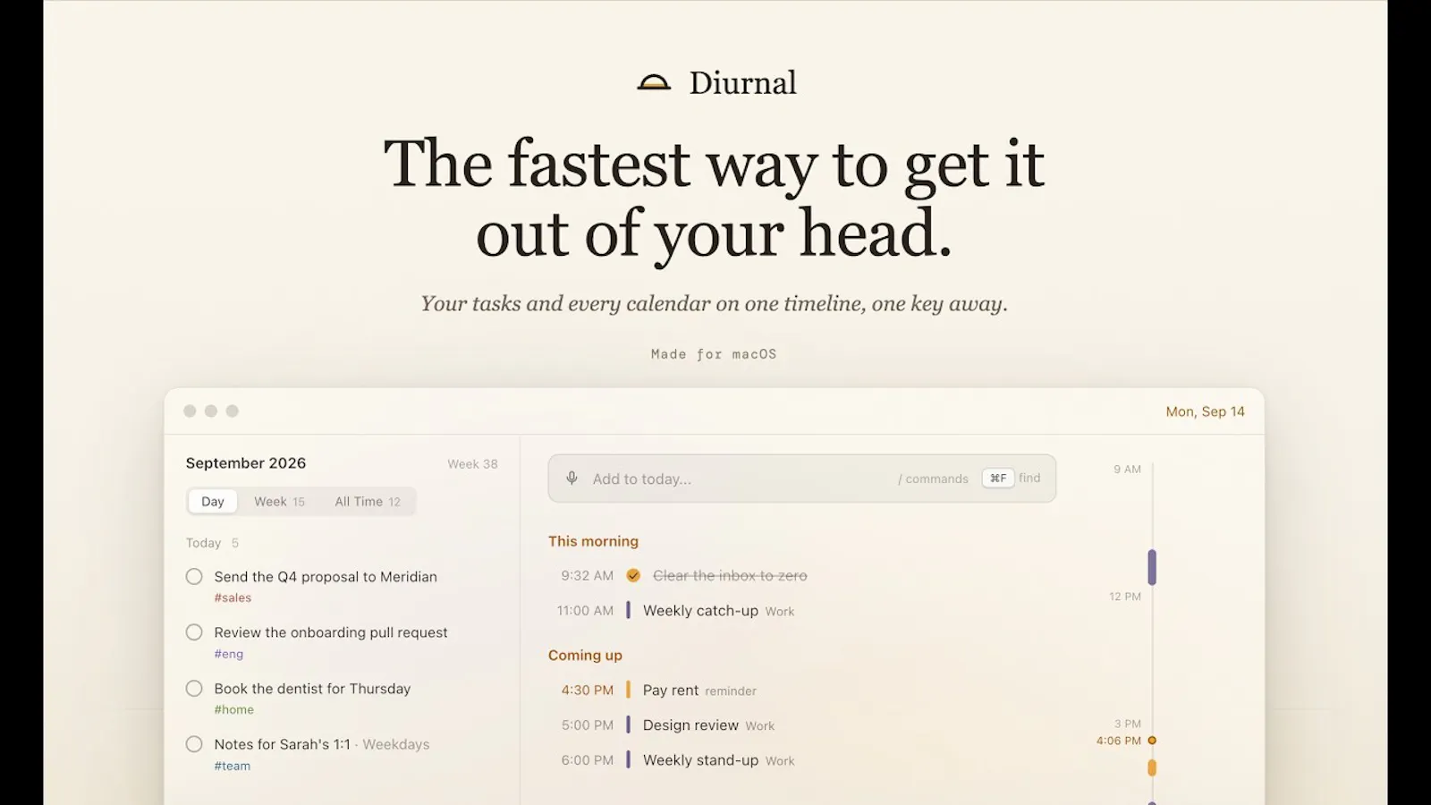 Diurnal screenshot 1 (video preview)