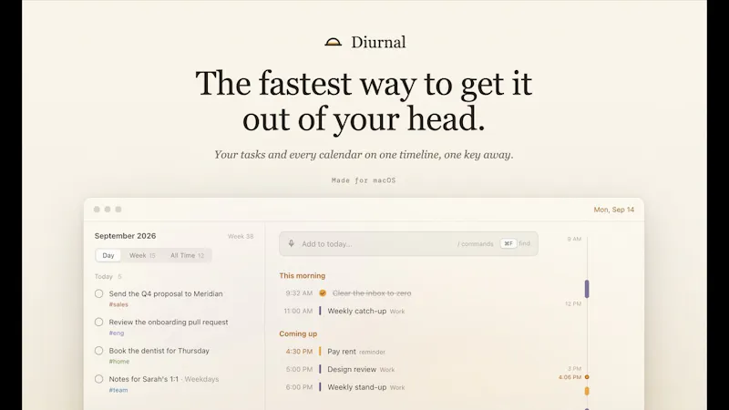 Diurnal screenshot 1 (video preview)