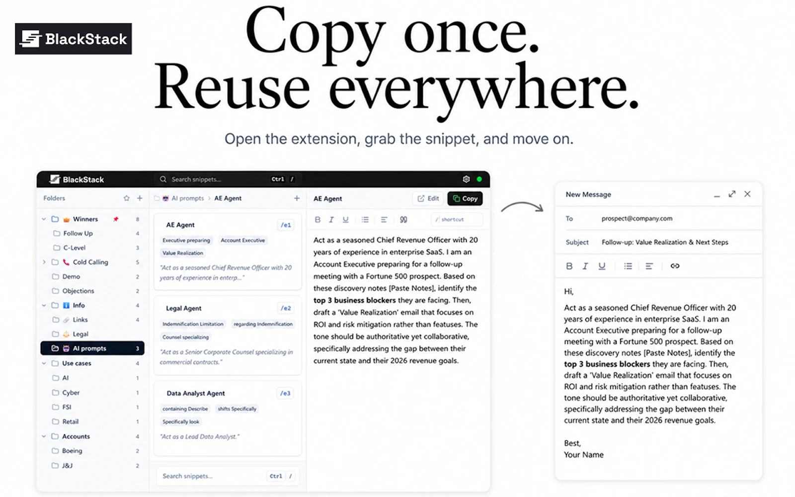BlackStack Chrome Extension screenshot 3