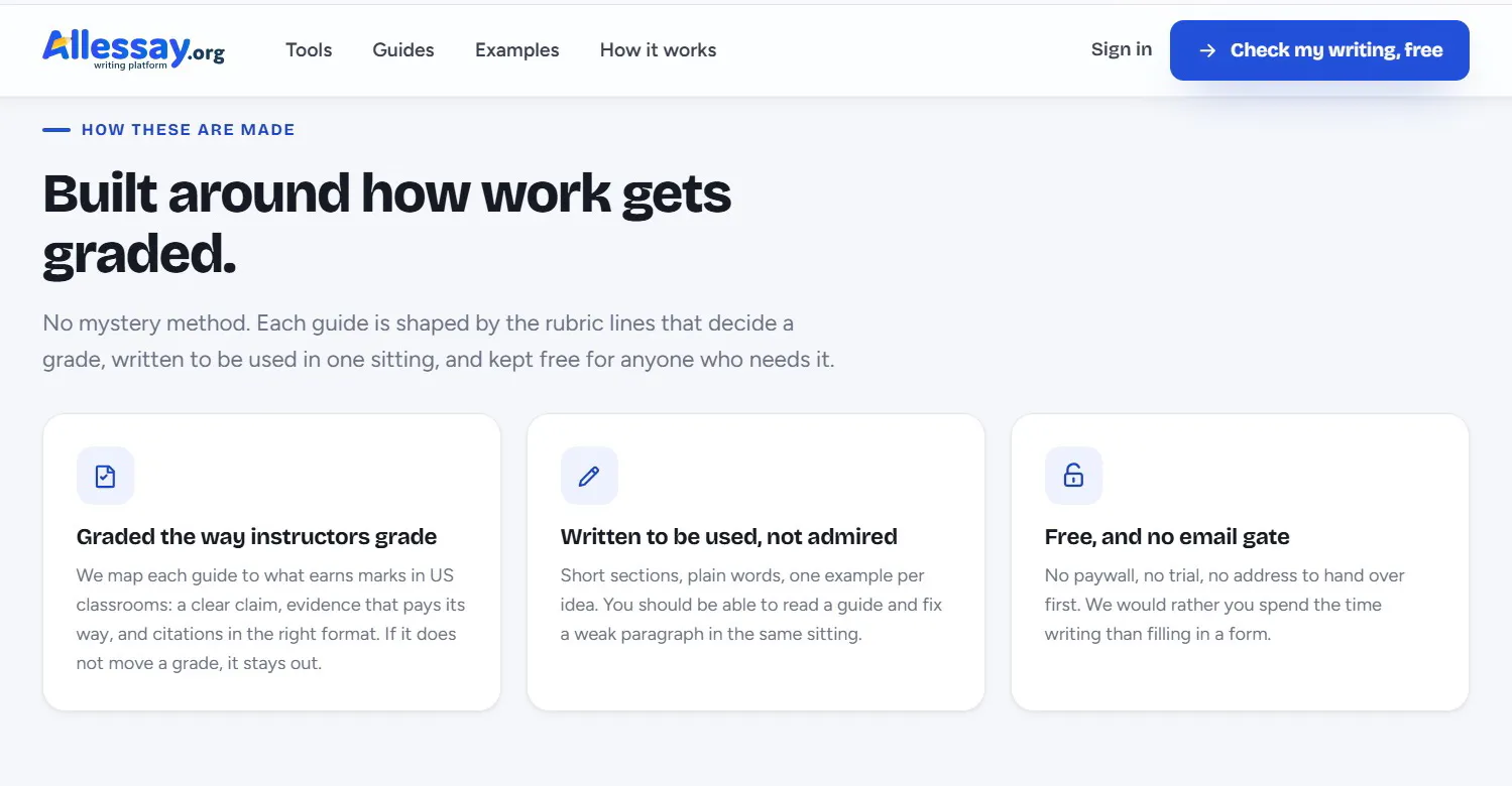 Allessay.org gallery image