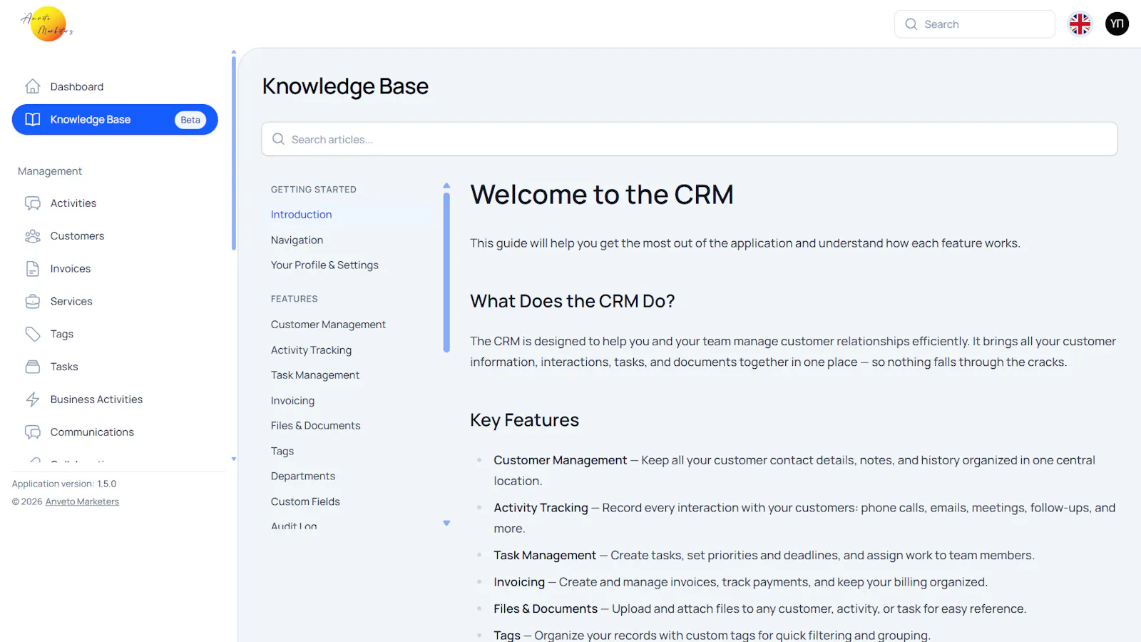 Anveto CMMS screenshot 3