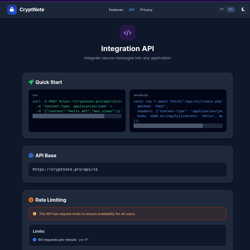 Cryptnote gallery image