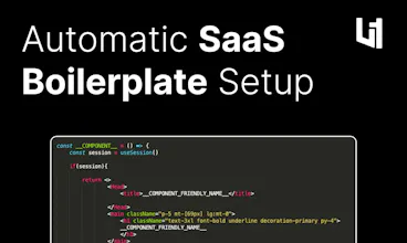 Next.js SaaS Boilerplate Generator gallery image