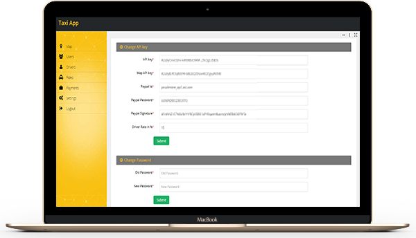 Taxi booking app & web dashboard, complete solution gallery image