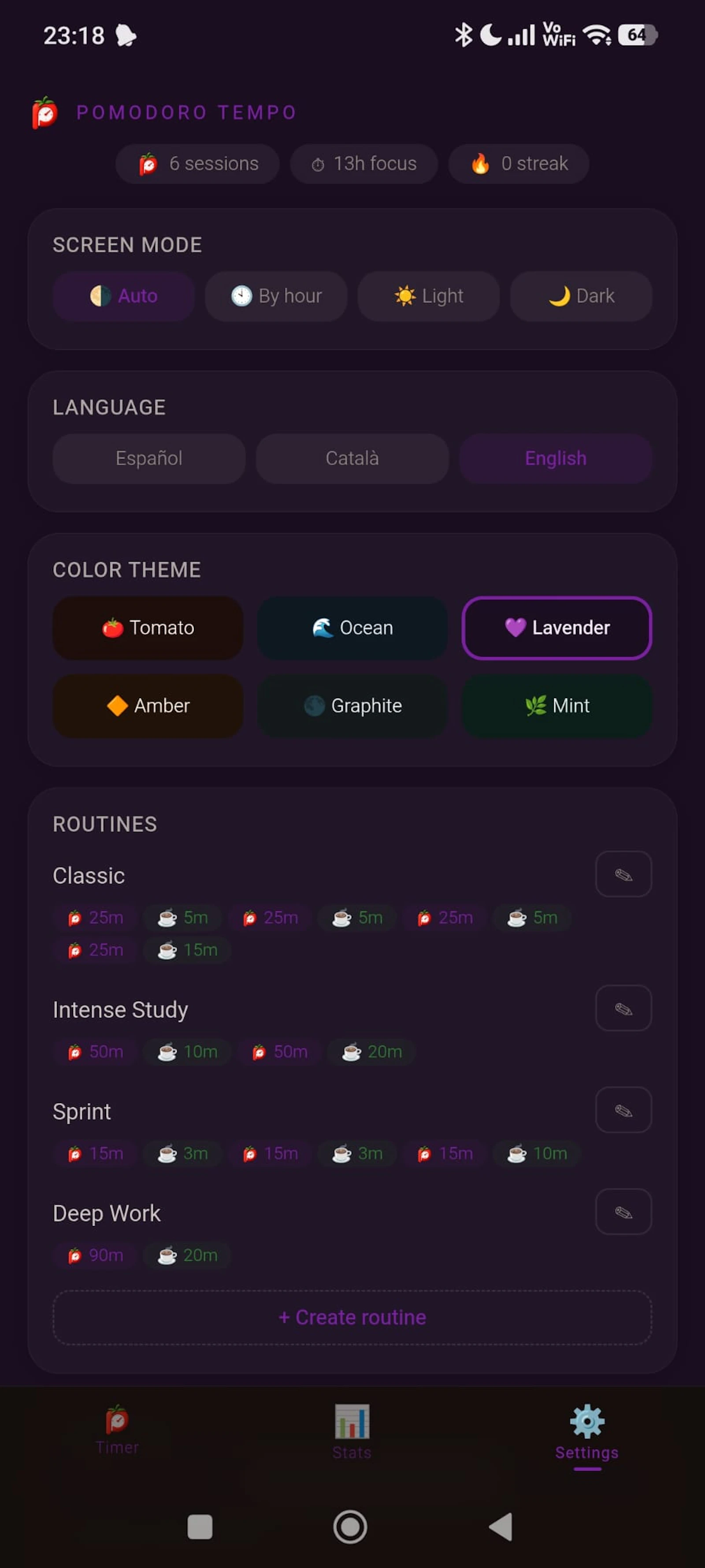 Pomodoro Tempo screenshot 7