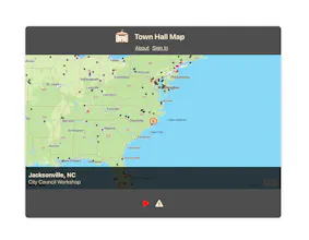 Town Hall Map gallery image