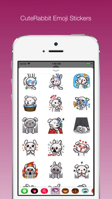 Cute Rabbit Emoji gallery image