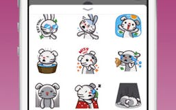 Cute Rabbit Emoji media 2