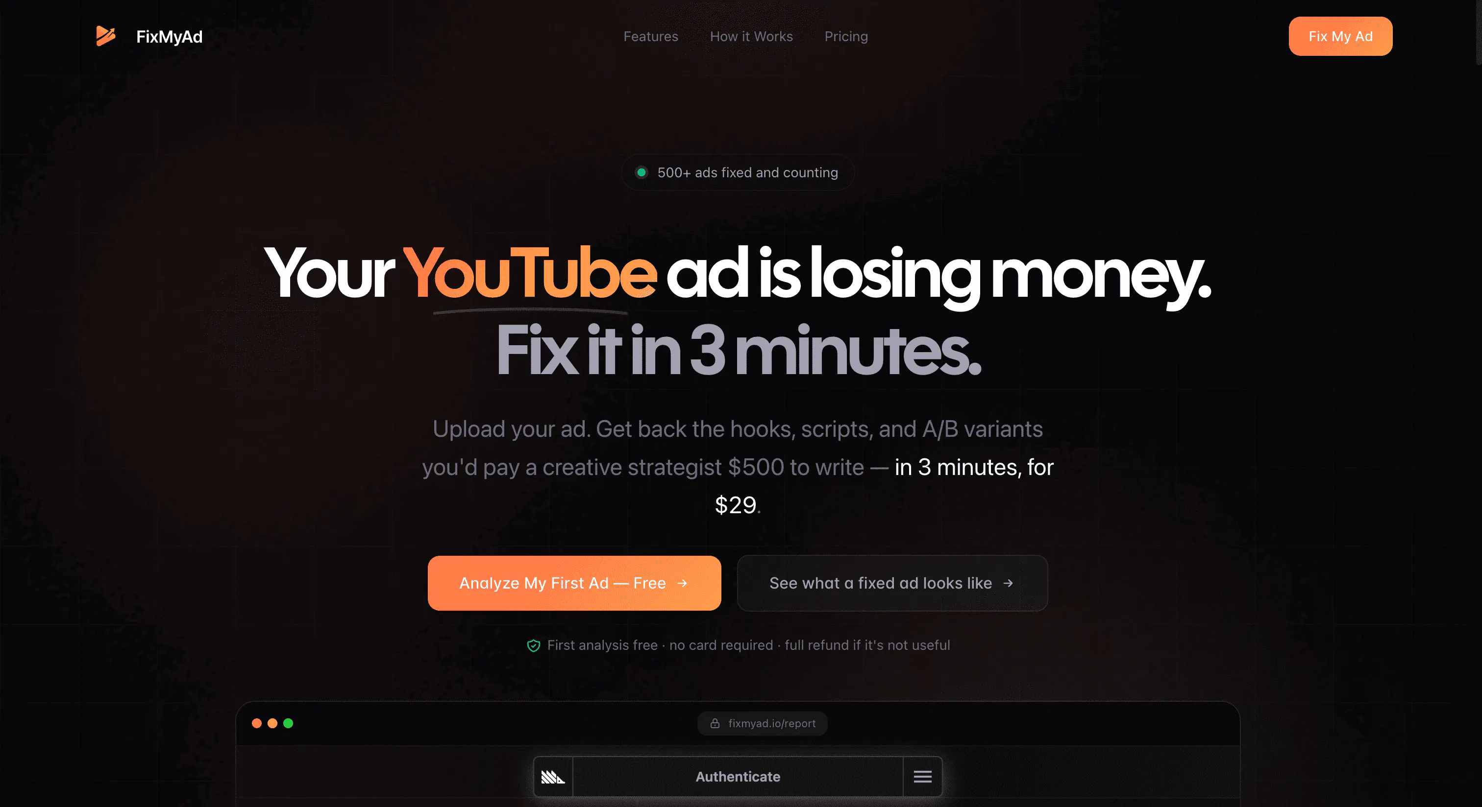 FixMyAd screenshot