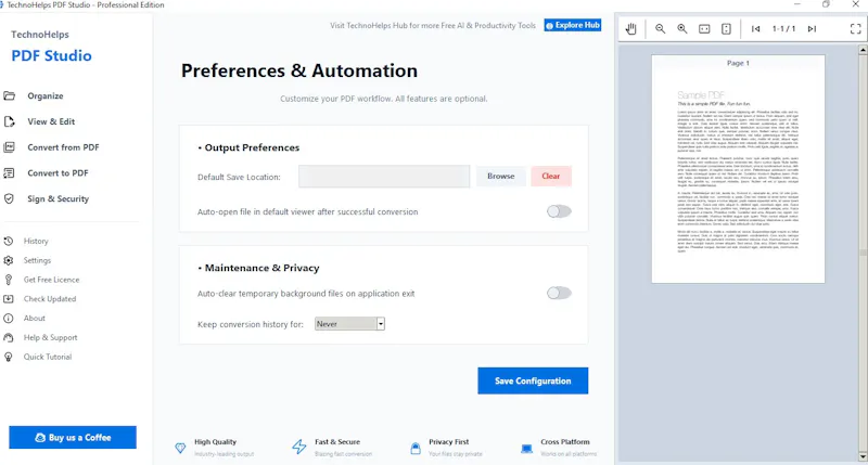 TechnoHelps PDF Studio screenshot 5